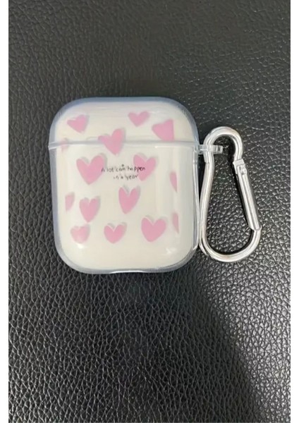 Apple Airpod Uyumlu Kılıfı 1. Nesil ve 2. Nesil Uyumlu 2025 Pembe Kurdele Kulaklık Kılıfı fırsatları
