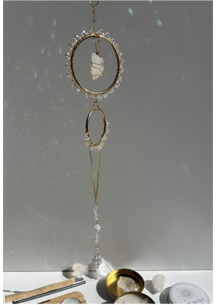 Kristal Kuvars Hediye Kutusu 3 - Sun Catcher, Mum, Palo Santo ve Palo Santo Tütsülük fiyatları
