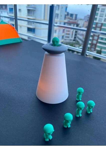 Uzaylı LED Mum Dekoratif modelleri