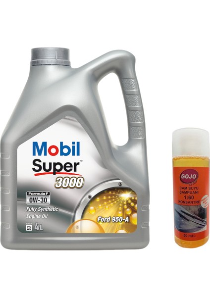 super 3000 Formula F 0W-30 Motor Yağı 4 L ÜT:2025