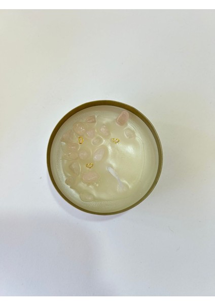 Pembe Kuvars Hediye Kutusu 1 - Doğal Taş Sun Catcher, Mum, Palo Santo ve Palo Santo Tütsülük modelleri