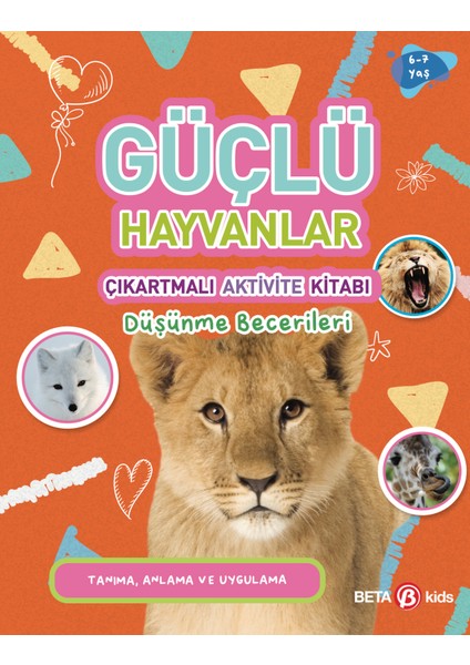 Güçlü Hayvanlar - Çıkartmalı Aktivite Kitabı