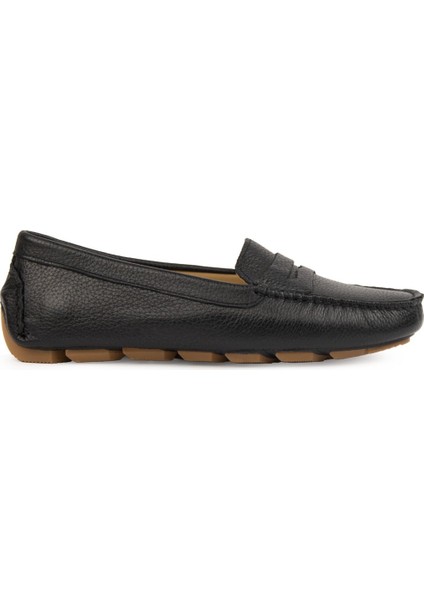 Hakiki Deri Kadın Loafer Ayakkabı 700901