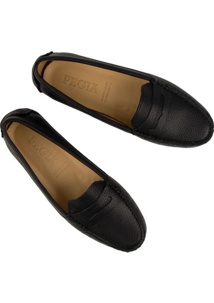 Hakiki Deri Kadın Loafer Ayakkabı 700901