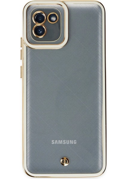 Samsung Galaxy A03 Kılıf Liva Lens Silikon - Beyaz Drstr fiyatları