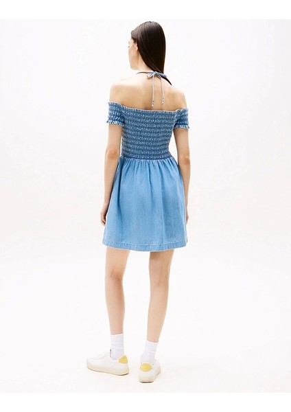 Tjw Chambray Fıt & Flare Dress