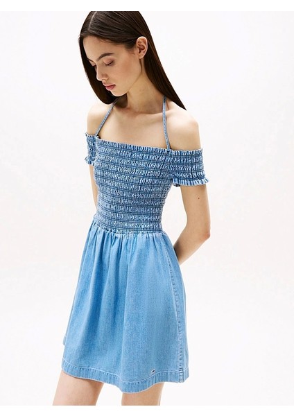 Tjw Chambray Fıt & Flare Dress