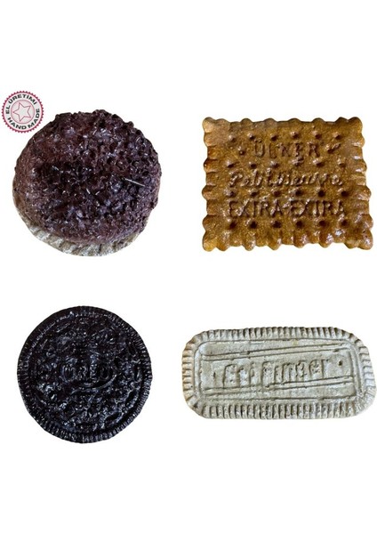 7112 El Yapımı 4'lü Tematik Minyatür Yiyecek Magnet