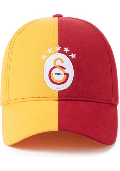 Lisanslı Şampiyonluk Özel Sarı Kırmızı 5 Yıldız Parçalı Şapka modelleri