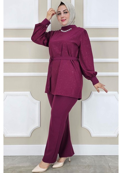 Kadın Dantel Detaylı Tesettür Takım fiyatları