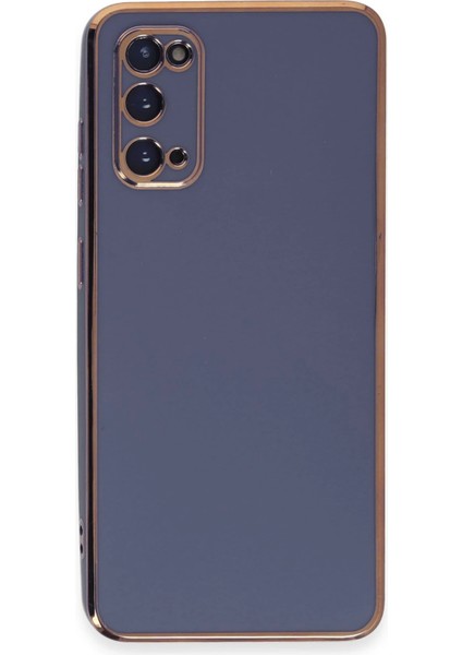 Samsung Galaxy S20 Kılıf Volet Silikon - Mavi Drstr