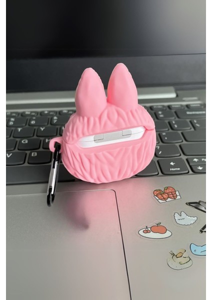 Labubu Airpods 3. Nesil Uygulanabilir Apple Kulaklık Kılıfı Silikon Koruyucu Kılıfı