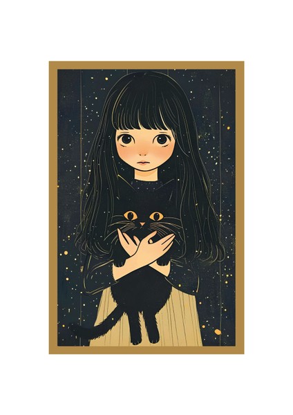 Sevimli Kedi Tasarımlı Hediye Kartları & Karpostallar | 10X15 cm