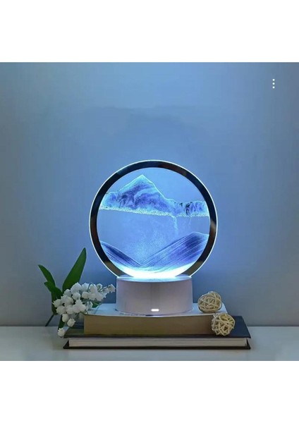 3D Hareketli Kum Saati, Kum Manzarası ile Şık ve Dekoratif Tasarım modelleri