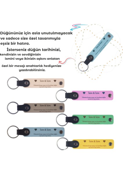 Sarı & Gri, Kimya Öğretmeninden Formüllerle Dolu Hediye 32’li Set, Isim Yazılabilir Deri Anahtarlık