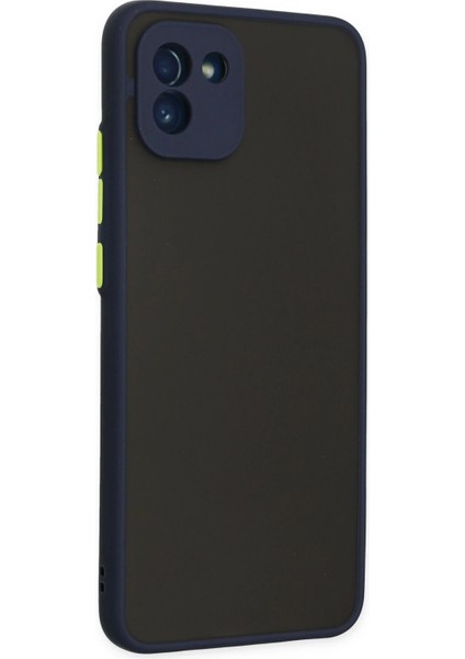 Samsung Galaxy A03 Kılıf Montreal Silikon Kapak - Lacivert Drstr fiyatları