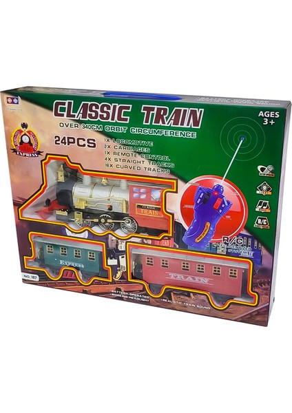 Classic Train Uzaktan Kumandalı Işıklı ve Sesli Tren 187