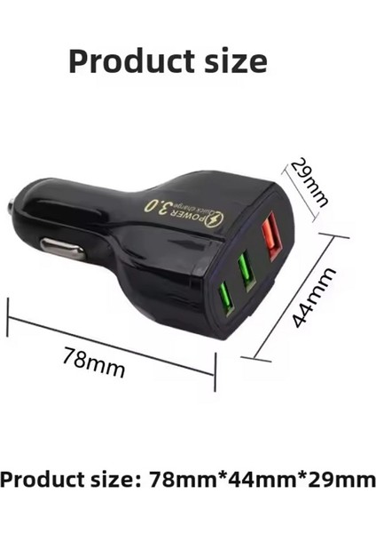 Yy-3u 18W 3.0 Qc Araç Şarj Başlığı fiyatları