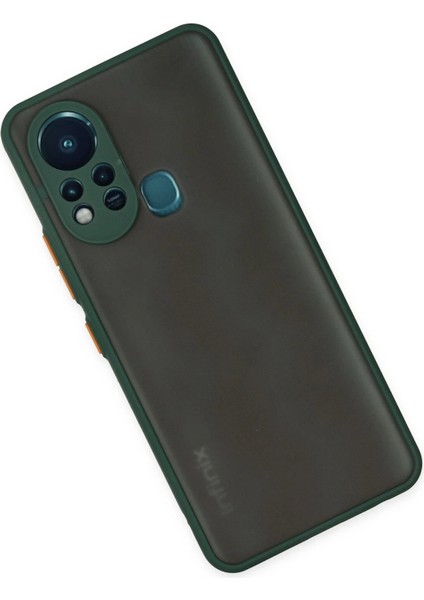 Infinix Hot 11S Kılıf Montreal Silikon Kapak - Yeşil Drstr modelleri