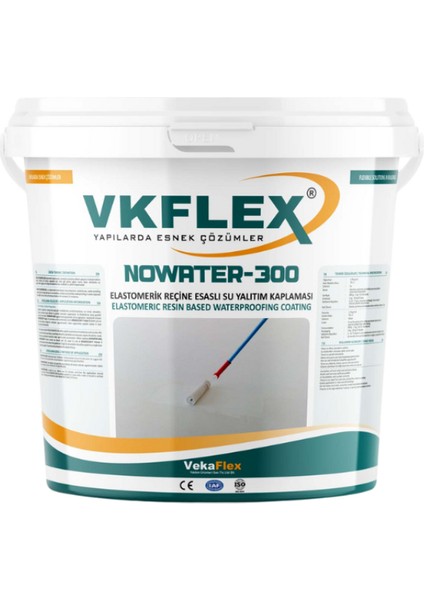 NOWATER-300 Elastomerik Reçine Esaslı Su Yalıtım Kaplaması