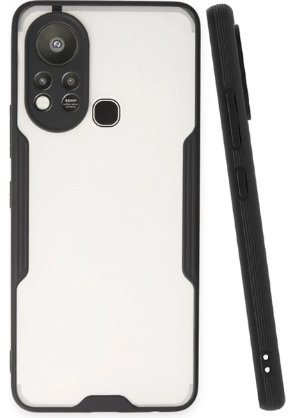 Infinix Hot 11S Kılıf Platin Silikon - Siyah Drstr