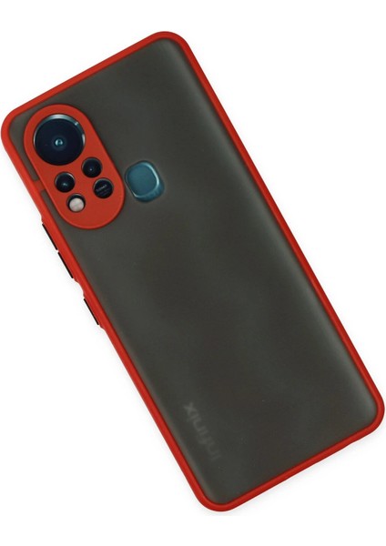 Infinix Hot 11S Kılıf Montreal Silikon Kapak - Kırmızı Drstr modelleri