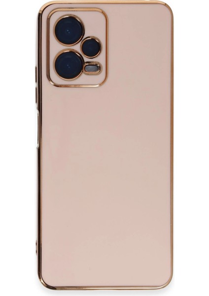 Xiaomi Redmi Note 12 Pro 5g Kılıf Volet Silikon - Pembe Drstr