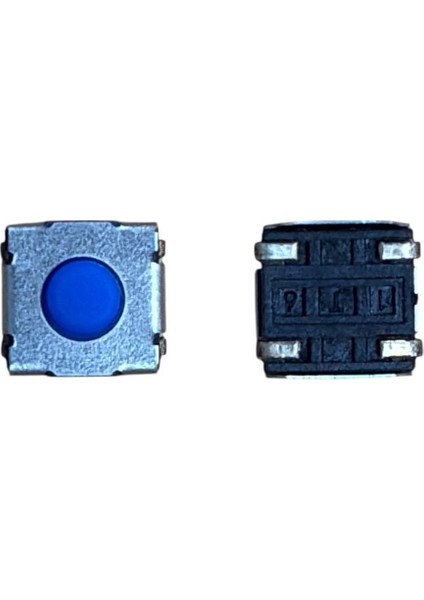 7X7X4MM Smd Buton - Mavi Smd Buton 4 Pin
