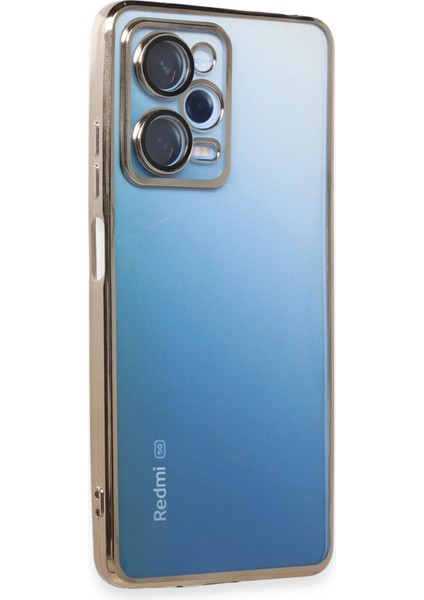 Xiaomi Redmi Note 12 Pro 5g Kılıf Razer Lensli Silikon - Gold Drstr fiyatları
