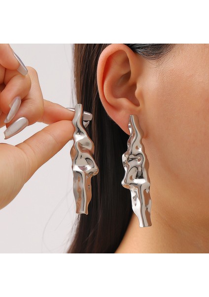 Küpeler Kadın Düzensiz Şekilli Küpeler (Yurt Dışından)