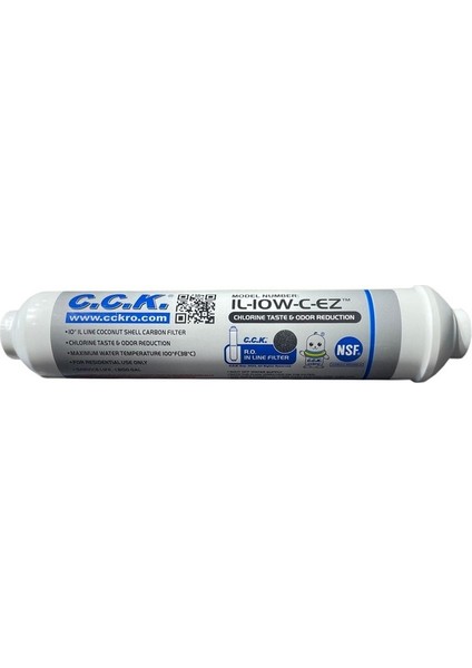 Cck 10’’ Inline Quick Post Karbon Filtre