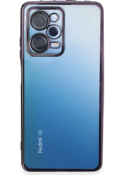 Xiaomi Redmi Note 12 Pro 5g Kılıf Razer Lensli Silikon - Mor Drstr