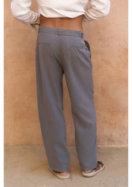 Lorenza Kemer Detay Antrasit Erkek Pantolon fırsatları