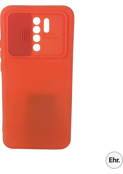 Xiaomi Redmi 9 Uyumlu Kamera Sürgülü Mat Silikon Kılıf modelleri