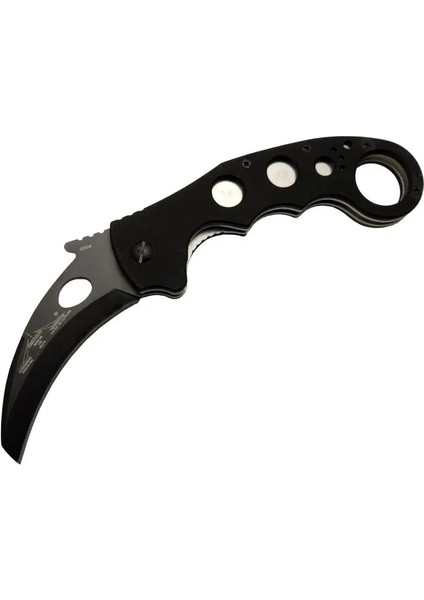 Emerson 0504 Bk Siyah Kamp Çakı 20CM- Manuel, Kemerlikli