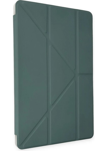 Samsung Galaxy T737 Tab S7 Fe 12.4 Kılıf Kalemlikli Mars Tablet Kılıfı - Koyu Yeşil Drstr fırsatları