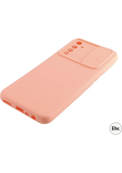 Realme 6 Uyumlu Kamera Sürgülü Mat Silikon Kılıf fiyatları