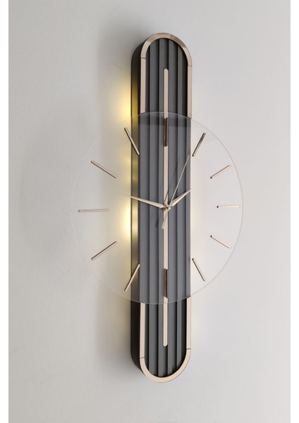 Şık Tasarım Aynalı 65CM Pilli LED Sessiz Mekanizma fiyatları