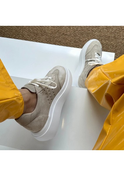 Hakiki Deri Süet Sneakers