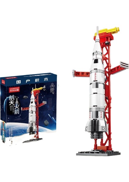 Uzay Mekiği Roket Modeli Yapı Taşları Erkek Çocuk Montajlı Puzzle Çocuk Oyuncakları Yapı Taşları (Yurt Dışından)