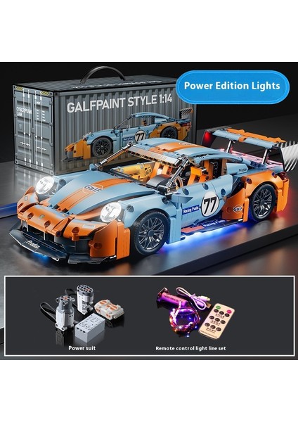 Lambo Cyberpunk Spor Araba Modeli Yapı Taşları Yarış Arabası Montajlı Oyuncaklar (Yurt Dışından)
