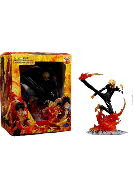 Korsan Ateş Yumruk Kral Luffy Ace Solon Şeytan Tekme Sanji Anime Modeli (Yurt Dışından)