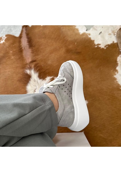Hakiki Deri Süet Sneakers