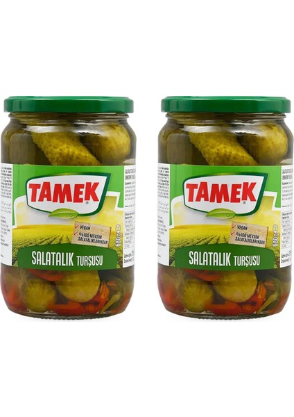 Salatalık Turşusu 680 gr Cam x 2 Adet