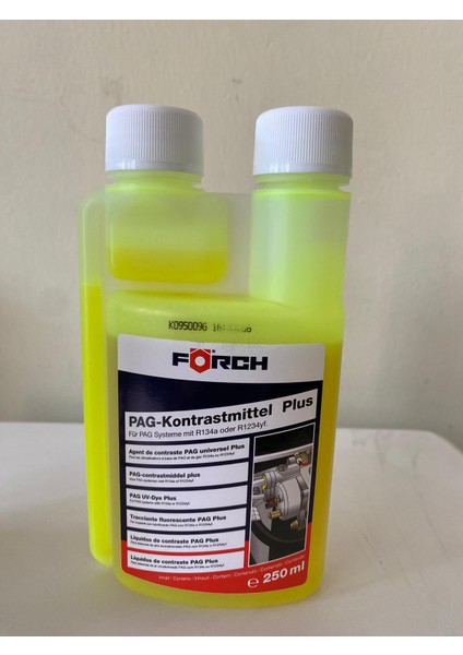 Uv Klima Kaçak Tespit Sıvısı 250 ml - Pag-Kontrast Madde Plus R134A / R1234YF