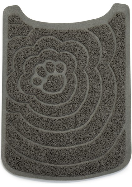 Kedi Tuvaleti Paspası, Gri, 49X32CM