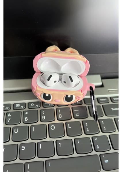 Labubu Airpods 1/2 Nesil Uygulanabilir Apple Kulaklık Kılıfı Silikon Koruyucu Kılıfı
