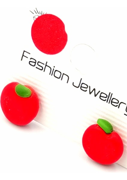 Renkli Kararmaz Papatya Figürlü Lüks Küpe