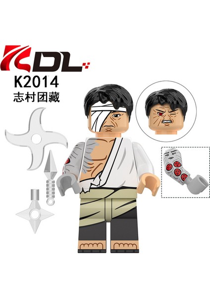 Naruto Yapı Taşları Minifigure Küçük Parçacık Takılabilir Bebek Oyuncak Çantası (Yurt Dışından)