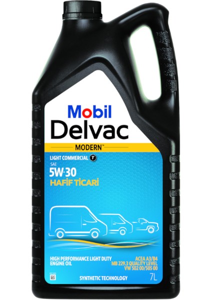 Delvac Modern Light Commercial T 5W-30 7 L ÜT:2024